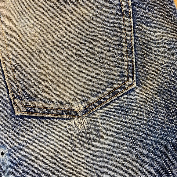 Japan Blue JB0401 tapered denim (Very worn in) - Picture 5 of 7